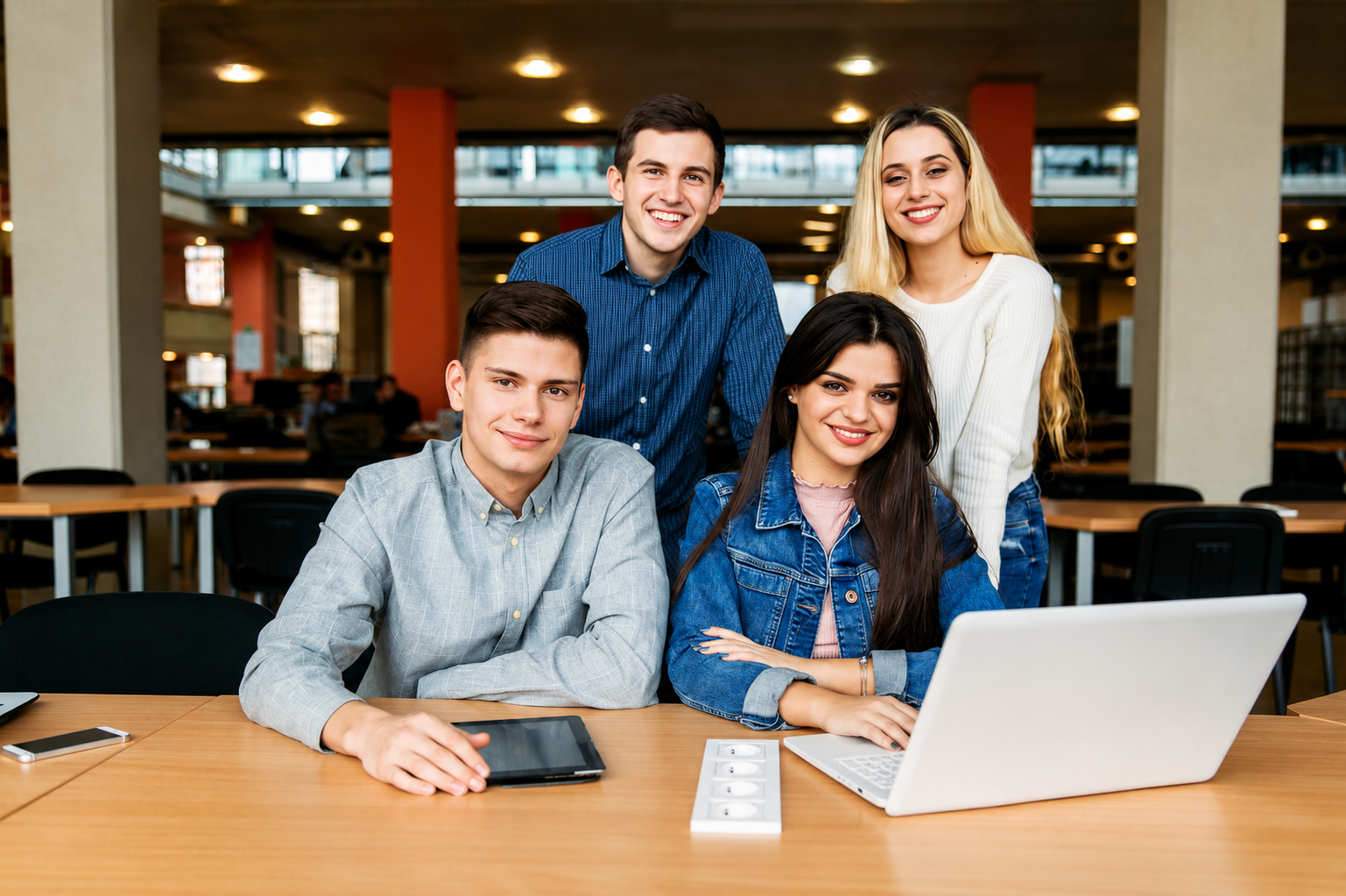 Students studying abroad
